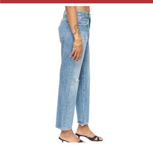 Pistola Maya Mid Rise Easy Straight Ankle in Legacy Distressed